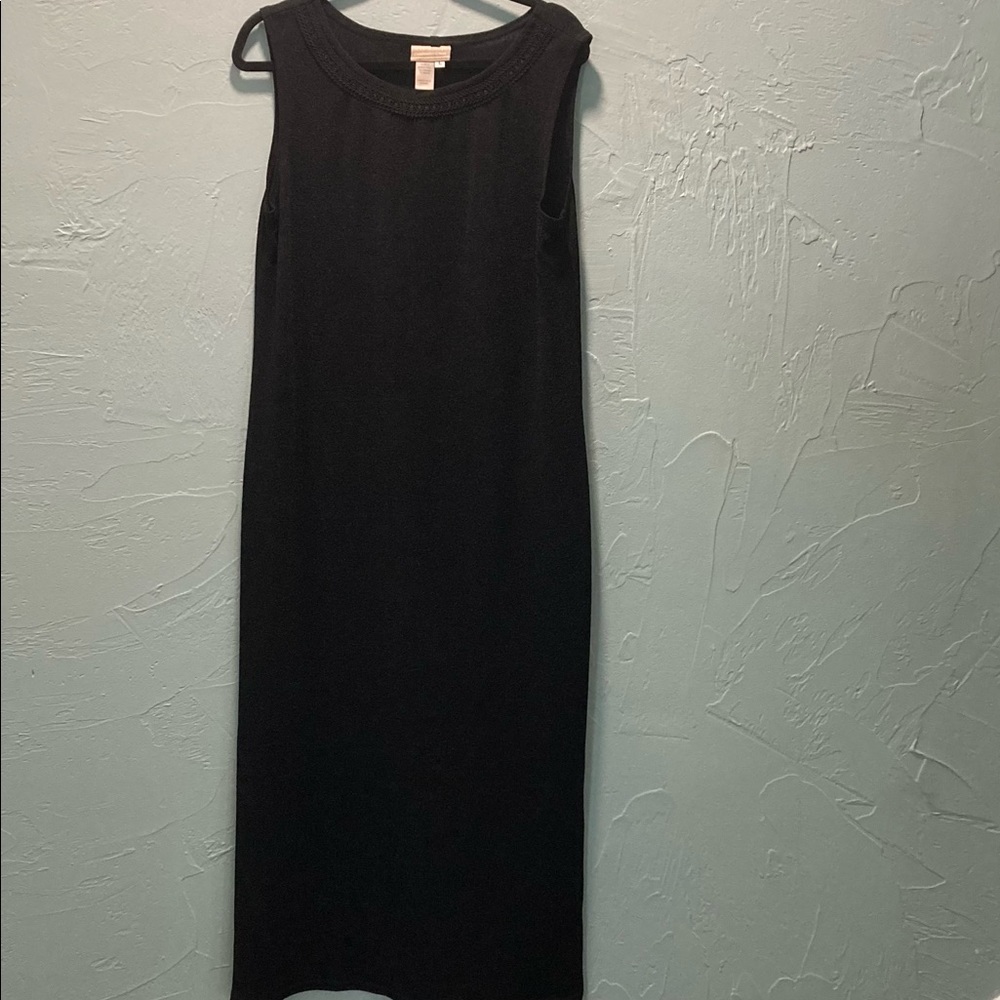 Coldwater Creek Black Maxi Dress Large